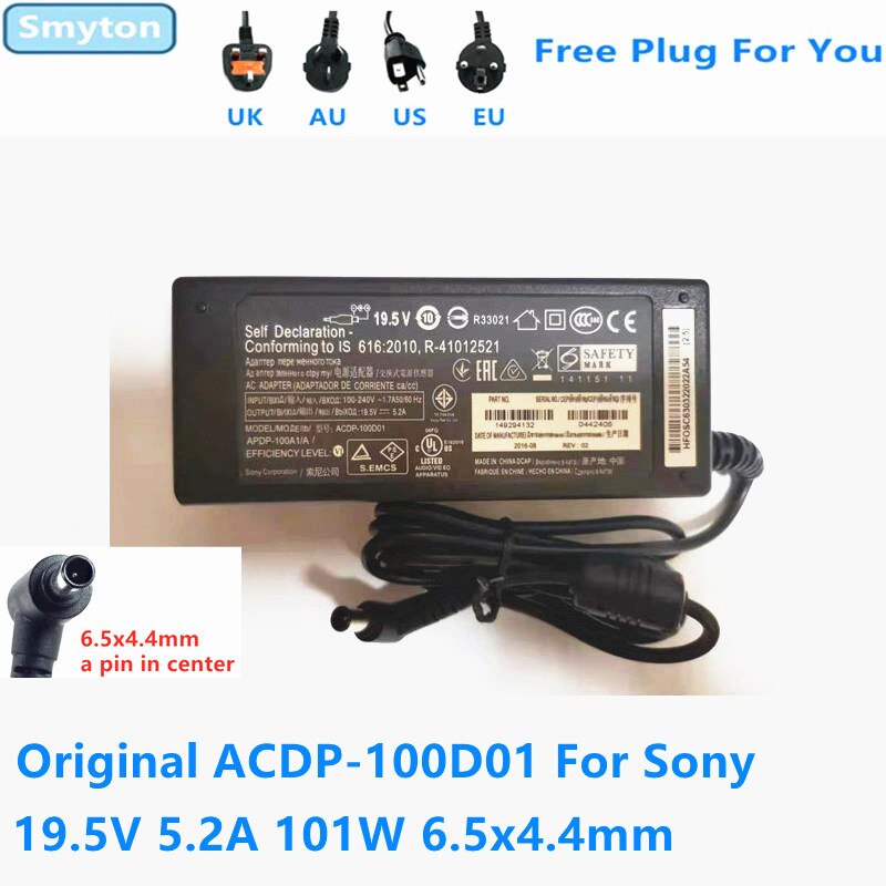 ACDP-100D01 APDP-100A1A อะแดปเตอร์จ่ายไฟ AC KDL-43W755C สําหรับ Sony 19.5V 5.2A LED TV KDL-43W800C K