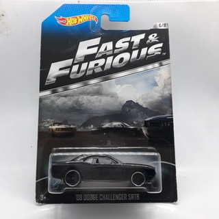 รถเหล็ก Hotwheels 08 DODGE CHALLENGER SRT8 FAST&amp;FURIOUS (ib23)