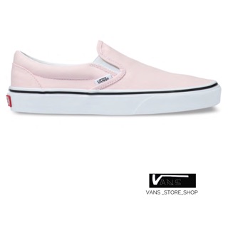 VANS SLIP ON BLUSHING TRUE WHITE SNEAKERS สินค้ามีประกันแท้