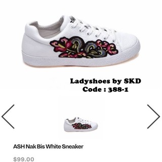 รองเท้าผ้าใบ ASH  Nak Bis white sneaker