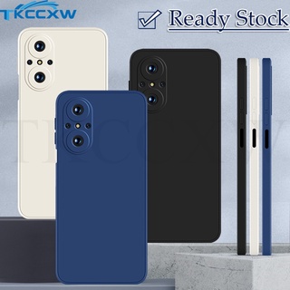 สําหรับ Huawei P50E Nova 9Z Nova Y70 Y60 Nova 9 SE เคส ของแท้ สี่เหลี่ยม ซิลิโคนเหลว กันกระแทก ป้องกันเต็มรูปแบบ เคสนิ่ม