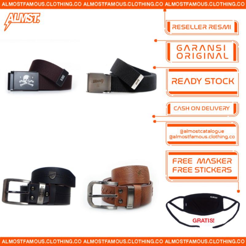 ORIGINAL BLOODS BELT / BUCKLE / WAIST BELT