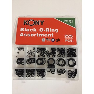 แหวนยางโอริง ยางโอริง ยางโอริงเล็ก ซีลโอริง ขนาด 225 ชิ้น มี 18 ขนาด O Ring Assortment KONY