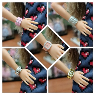 Set 6 💗 กำไลบาร์บี้ อุปกรณ์ตุ๊กตาบาร์บี้ พร้อมส่ง มือสอง