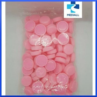 ตลับยา เปล่า 5gm ตลับครีม 100 ตลับ/ถุง สีชมพู