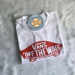 VANS แถลงการณ์พิมพ์มินิมัลลิสต์ Tshirt Unisex qn#