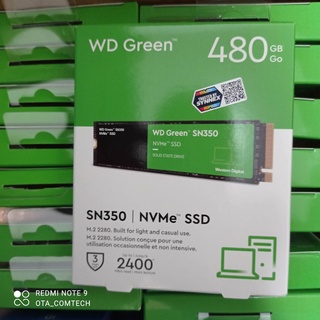 เคลียร์สต๊อก480 GB SSD M.2 PCIe WD GREEN SN350 (WDS480G2G0C) NVMe รับประกัน เกือบ2ปี SYNNEX