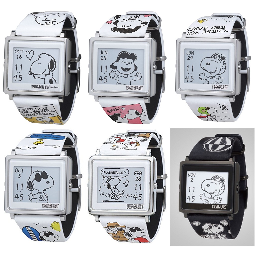 てなグッズや 腕時計(デジタル) EPSON SNOOPY smart canvas 腕時計 