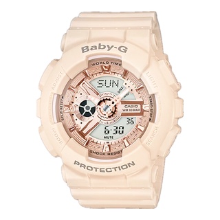 Casio Baby-G นาฬิกาข้อมือผู้หญิง สายเรซิ่น รุ่น BA-110CP-4A Pink(No Box)