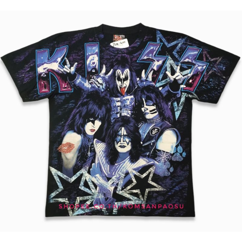 เสื้อวง kiss เสื้อวงร็อค kiss OVP overprint