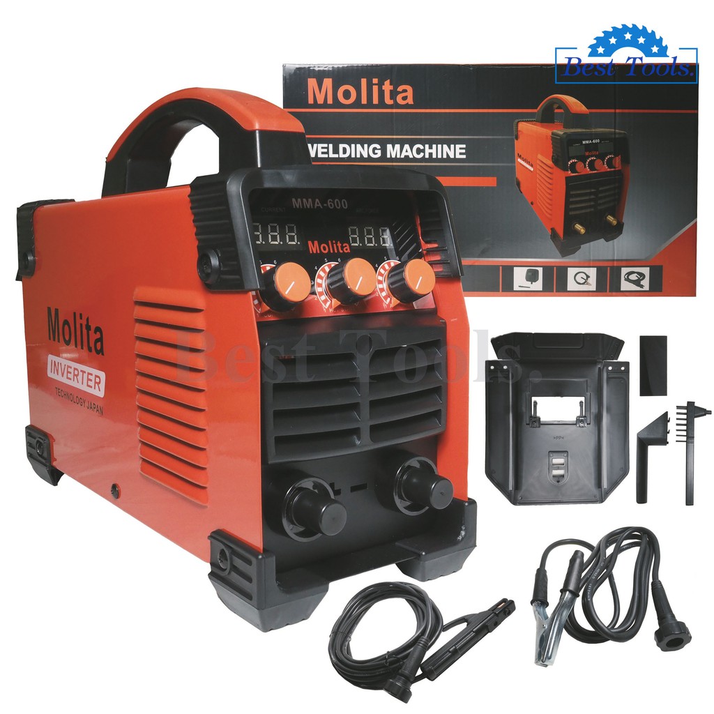 MOLITA ตู้เชื่อม Inverter รุ่น MMA-600 (รุ่นใหม่ล่าสุด MOLITA ตู้เชื่อม Inverter รุ่นใหญ่ MMA-600 (ร