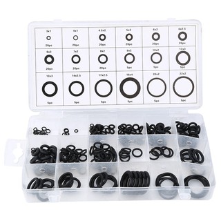 ลดพิเศษ‼️225PCS Gasket Automotive Seal Kit Universal Rubber O-Ring Assortment Setเครื่องใช้รถ