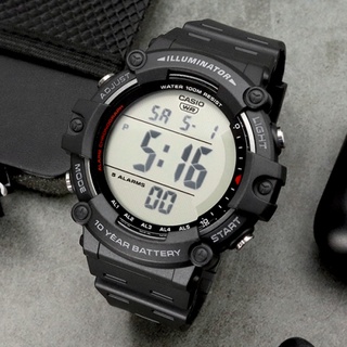 นาฬิกา Casio รุ่น AE-1500WH-1A นาฬิกาผู้ชาย สายเรซิ่น สไตล์สมาร์ทวอช -ของแท้ 100% รับประกันสินค้า 1 ปี