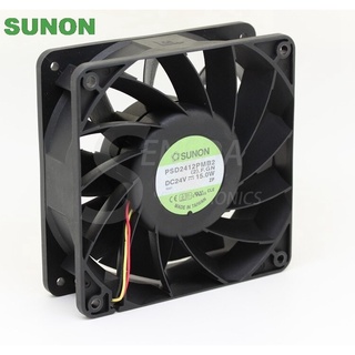 Original For Sunon PSD2412PMB2 24V 15.0W cpu cooler heatsink axial Cooling Fan 12038 120x120x38mm 12cm