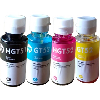 90MLor70ML/ Bottle Universal Dye Ink For HP GT51 GT52 GT5810 GT5820 Series Inkjet Printer For GT 51 52 5810 5820 Refill