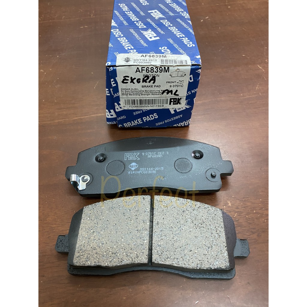 ผ้าเบรค FBK Exora Turbo /Preve Turbo Front