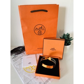 Hermès clic clac Pm ดำ ทอง