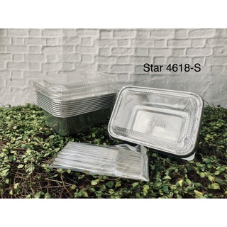 Star 4618-S 10 ใบ/แพ็ค พร้อมฝา+ช้อน ปริมาณ 170 ml