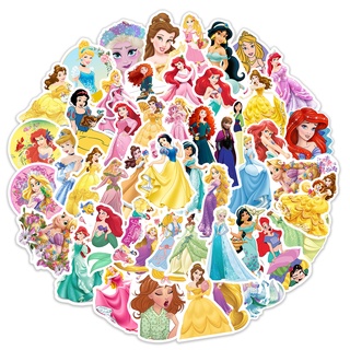 50 ชิ้น / ชุด ❉ สติกเกอร์ Disney Princess Series 03 สําหรับติดตกแต่ง ❉ สติกเกอร์ ลายสเก็ตบอร์ด Doodle แฟชั่น สําหรับตกแต่งแล็ปท็อป DIY