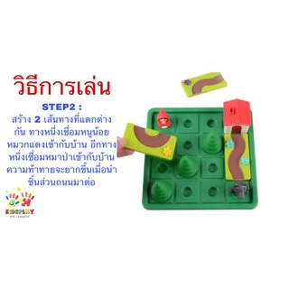 ของเล่น STEM เกมฝึกสมอง หนูน้อยหมวกแดง Little girl going home สำหรับเด็ก 3 ขวบขึ้นไป
