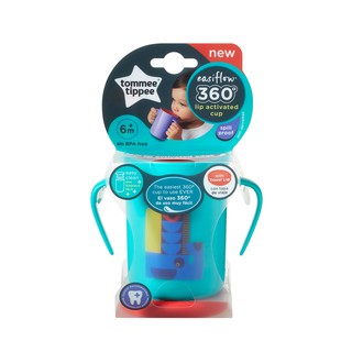 Tommee Tippee 1X 360 Trainer cup deco - Teal แก้วหัดดื่ม 360องศา