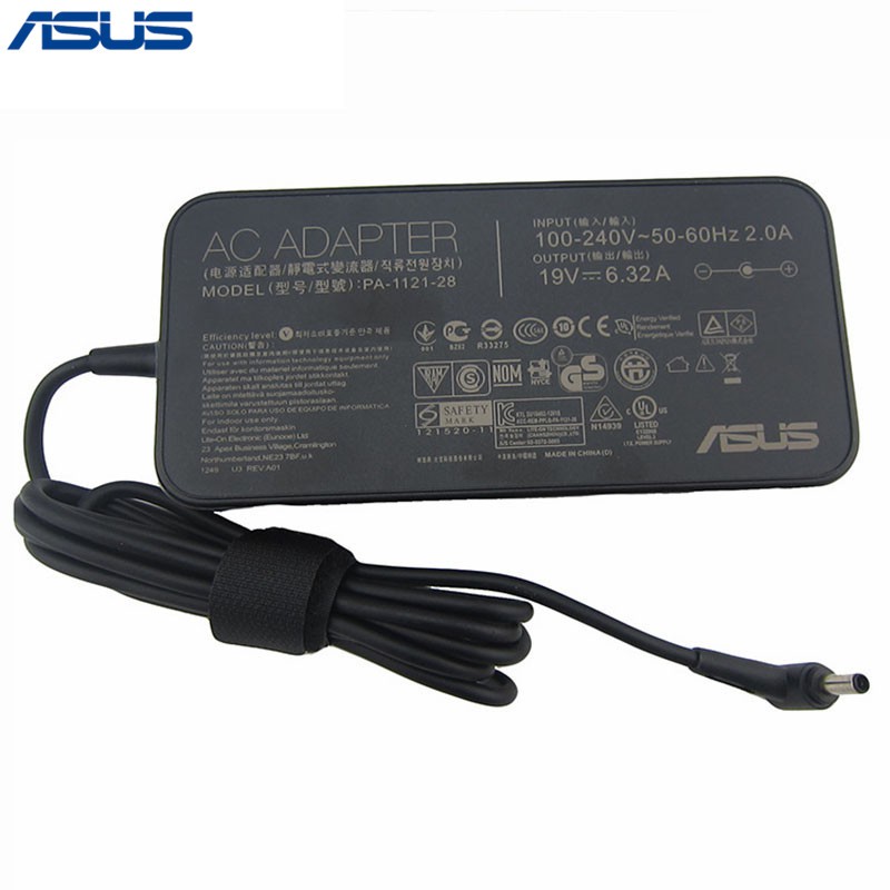 Asus 19V 6.32A Rog Gaming adapter PA-1121-28 G501JW UX501J FX705GM GL502V Notebook Charger