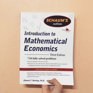 [2ndhand]Mathematical Economics10th edition