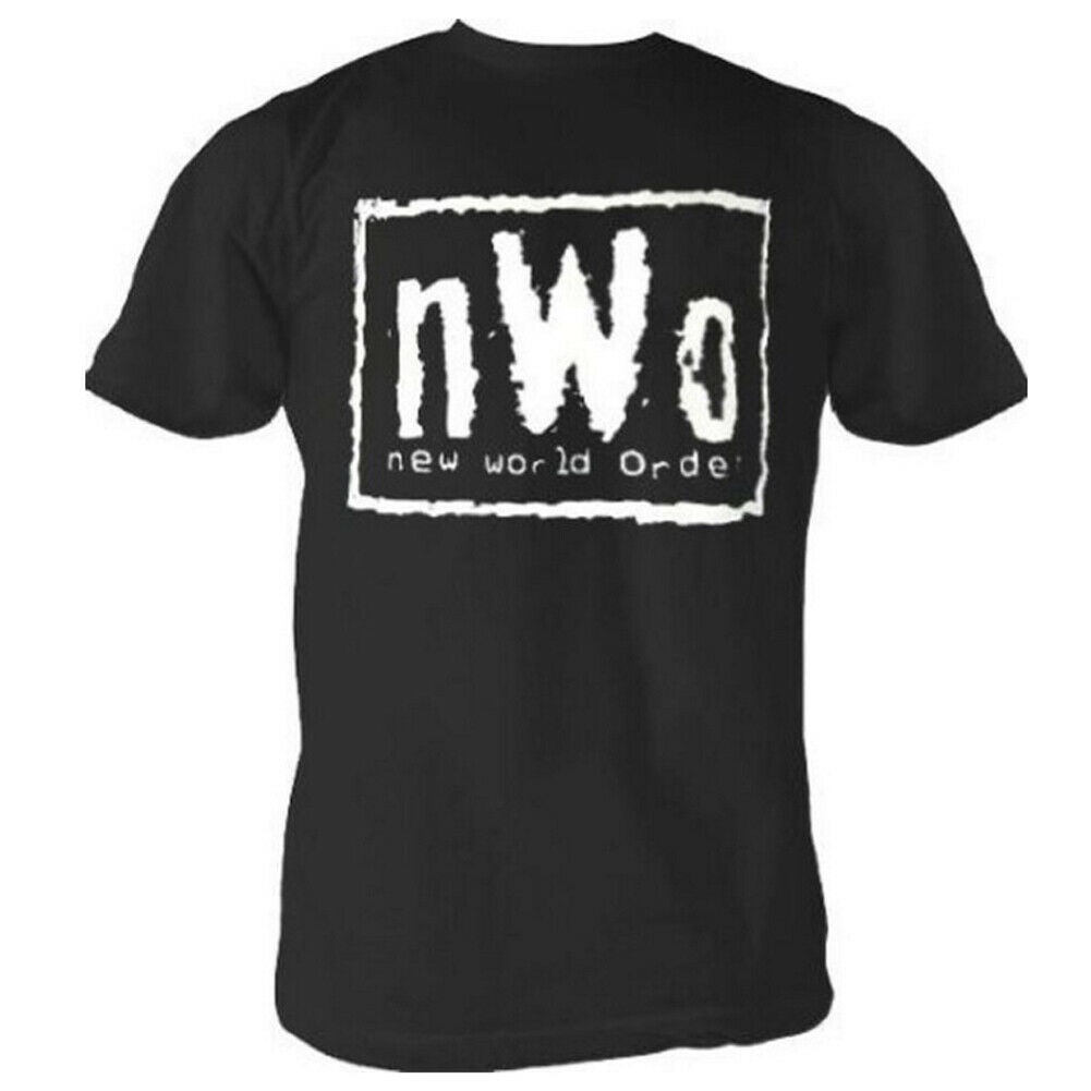 High Top Tee Mens Nwo World Order Wrestling Black Tshirt