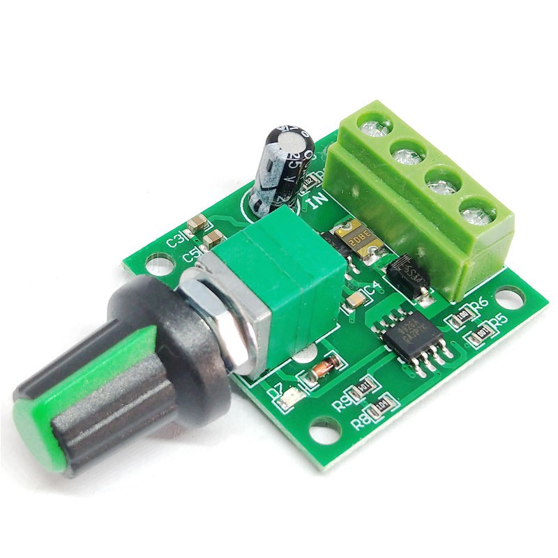 1.8v 3v 5v 6v 7.2v 12v 2A 30W DC มอเตอร์ควบคุมความเร็ว