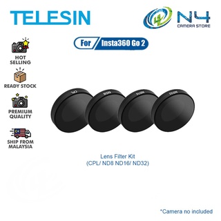 Telesin ND ชุดฟิลเตอร์ (CPL ND8 ND16 ND32) IS-FLT-Go2 สําหรับ Insta360 GO 2 Go2