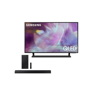 โปรโมชั่น : เซ็ตสุดคุ้ม SAMSUNG TV QLED 4K 2021 Smart TV 50 นิ้ว Q65A Series รุ่น QA50Q65ABKXXT ฟรีลำโพงซาวด์บาร์ HW-A450XT