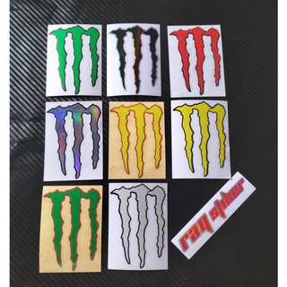 M MONSTER สติกเกอร์โลโก้ตัด