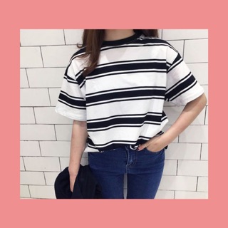 Korean strip tee