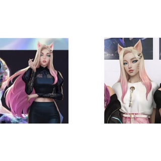 วิกผมคอสเพลย์อะนิเมะ Kda Girl Group Lol League Of Legends สําหรับแต่งคอสเพลย์