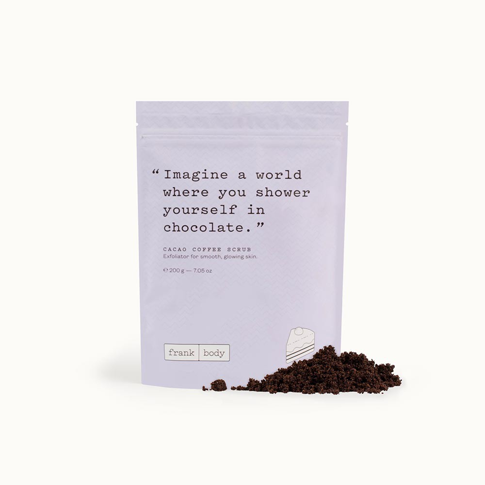 (พร้อมส่ง) Frank Body Cacao Coffee Scrub 200g