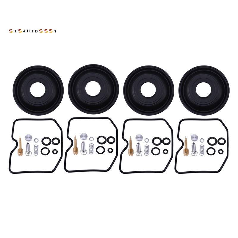 สําหรับ GPZ400R ZX400 GPZ400 GPZ ZX 400 R คาร์บูเรเตอร์รถจักรยานยนต์ชุดซ่อมปะเก็นลอย Air สกรูไดอะแฟร