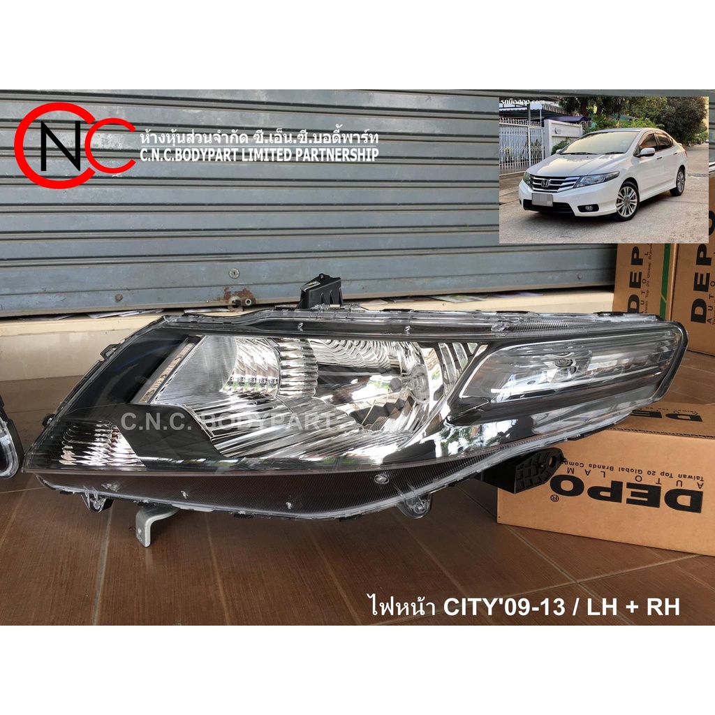 ไฟหน้า HONDA CITY'2009-2013  (TYC)