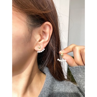 ต่างหูมุก Faux Pearl Decor Earring Jackets