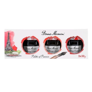 เซ็ต แยมฝรั่งเศส 3 รส (สตรอ, ส้ม, แอปริคอต) Bonne Maman Jam Set3 (Straw, Marmalade, Aplicot) 90g.