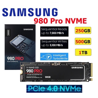 250GB,500GB,1TB SSD (เอสเอสดี) SAMSUNG 980 PRO PCIe 4.0 NVMe M.2 2280 รับประกัน 5 - Y