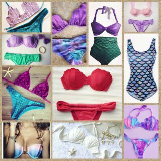 Bikini Ariel princess mermaids style