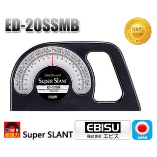 EBISU super slant level ED-20SSMB ระดับน้ำจานองศา สีดำ แม่เหล็ก Made in Japan