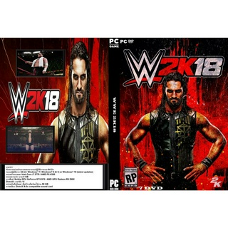 แผ่นเกมส์ PC WWE 2K18 (7DVD)