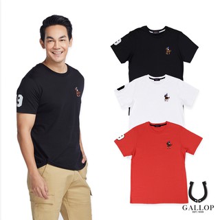 [S-5XL] GALLOP : เสื้อยืดคอกลม  T-SHIRT (Round neck) รุ่น GT9044