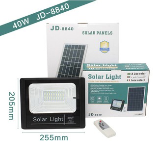 Solar LED สปอตไลท์ โซล่าเซลล์ รุ่นพี่บิ๊ก 10W 25W 40W 60W 100W 200W Light แสงสีขาว