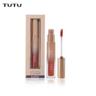 🔥ส่งฟรี J&amp;T เก็บเงินปลายทาง แท้/พร้อมส่ง TUTU  KAQI COLOR MATTE LIP GLAZE