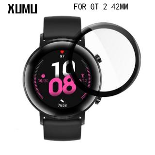 Xumu 2Pcs Huawei Watch GT 2 42MM Soft Fibre Scratchproof Screen Protector Film(Not Tempered Glass)