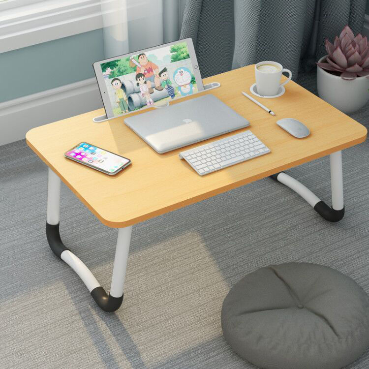 Simple bed small table foldable mobile large desk dormitory student ...