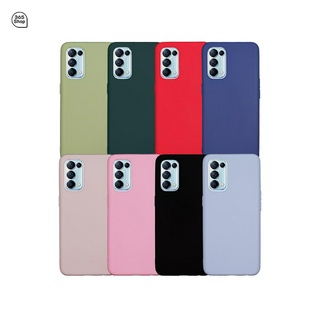 เคส OPPO Reno 5 4G 5G CPH2159 CPH2145 ออปโป รีโน 5 4จี 5จี เคสซิลิโคนนิ่ม สีพาสเทล TPU บาง