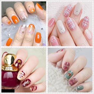 YMX 3D Nail Sticker Moon Star Flower Fruit Grid Stripe Rivet Gold foil Cartoon Fashion DIY Nail Art Manicure Waterproof